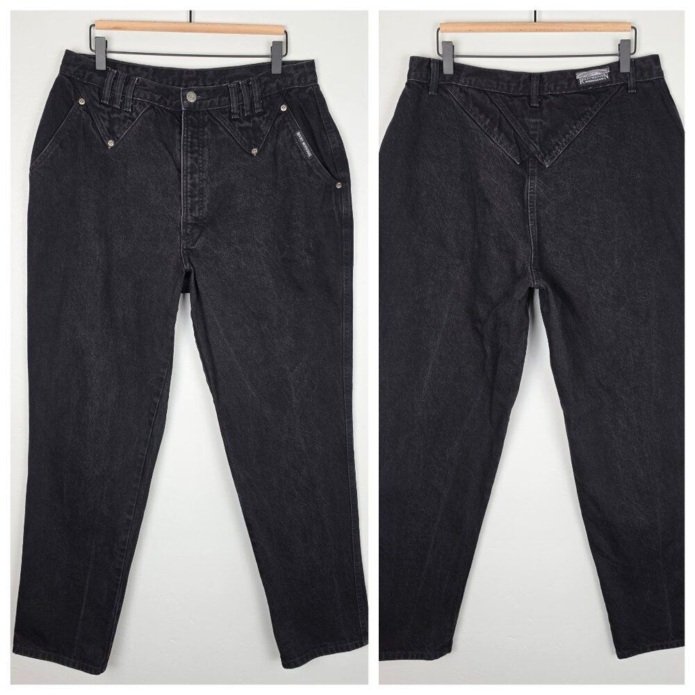 Rockies Rocky Mountain Waist 33.5" Vintage Jeans High Waist Tapered Western Mom
